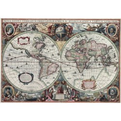 1630 Nova totius Terrarum Orbis geographica ac hydrographica tabula Hendrik_Hondius balanced