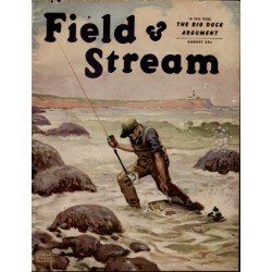 Striped Bass Field & Stream Magazine August 1945 Cover by Lynn Bogue Hunt
