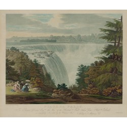 Bennett W J 1829 - Niagara Falls View of British Fall taken from Goat Island