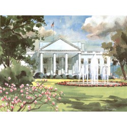 White House - United Airlines Calendar 1966