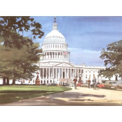 Nations Capital Building Washington DC - United Airlines Calendar