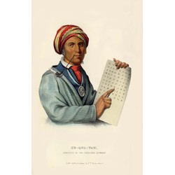 005 - SE-QUO-YAH or GEORGE GUESS inventor of the Cherokee Alphabet