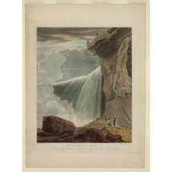 1860 Niagara Falls Part of the British fall taken from under the table rock