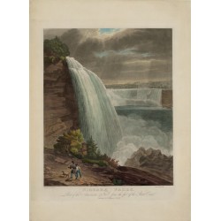 1888 Niagara Falls from the American Fall at the foot of the staircase