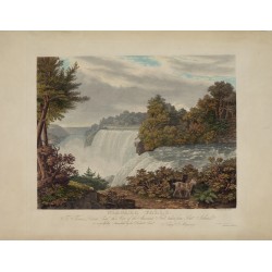 Bennett W J 1829 - Niagara Falls View of the American Fall taken from Goat Island